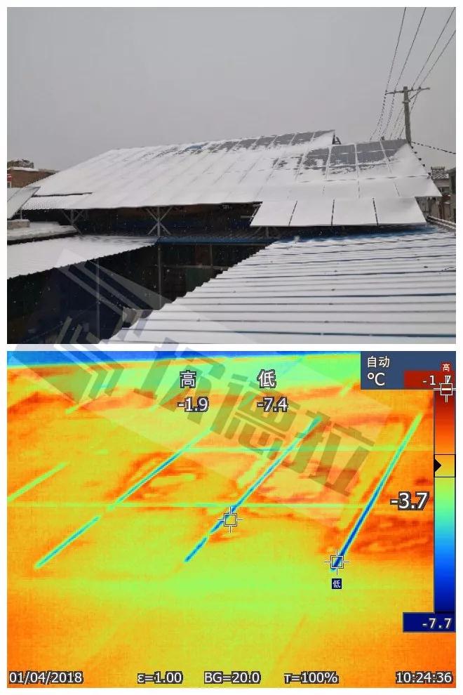 寒冷！光伏組件熱斑溫度實(shí)測！