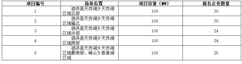 德令哈、格爾木、大同、泗洪等光伏領(lǐng)跑基地報(bào)名情況