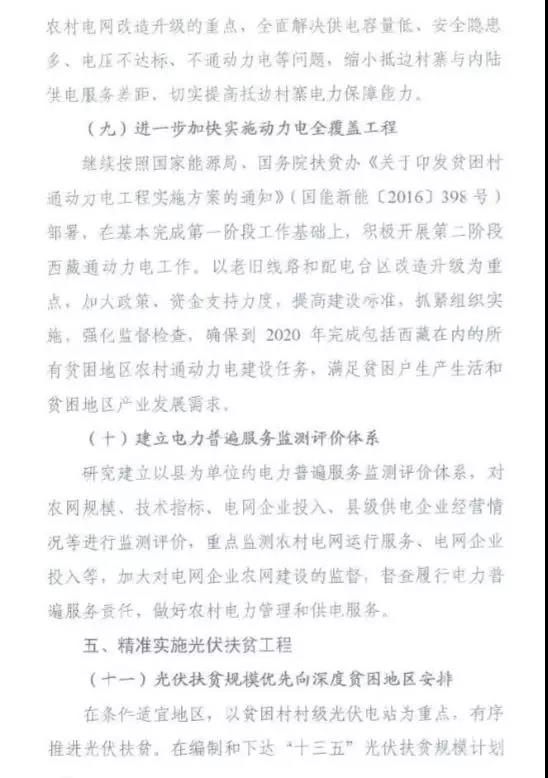 重磅！國家能源再發(fā)文，確保光伏扶貧優(yōu)先上網(wǎng)和全額收購！