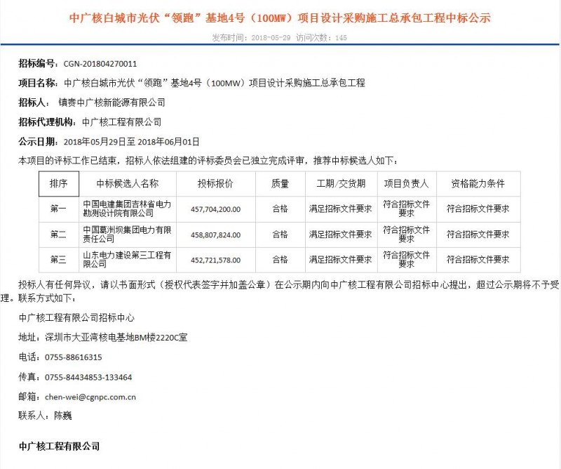 4.57—5.18元/W！白城、達(dá)拉特光伏領(lǐng)跑基地EPC中標(biāo)結(jié)果出爐！